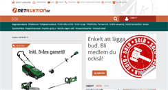 Desktop Screenshot of netauktion.se